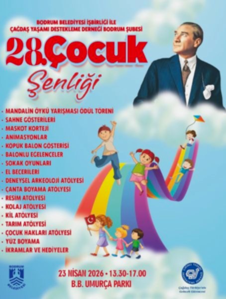 23 Nisan Ulusal Egemenlik ve Çocuk Bayramı Çocuk Şenliği-Bodrum