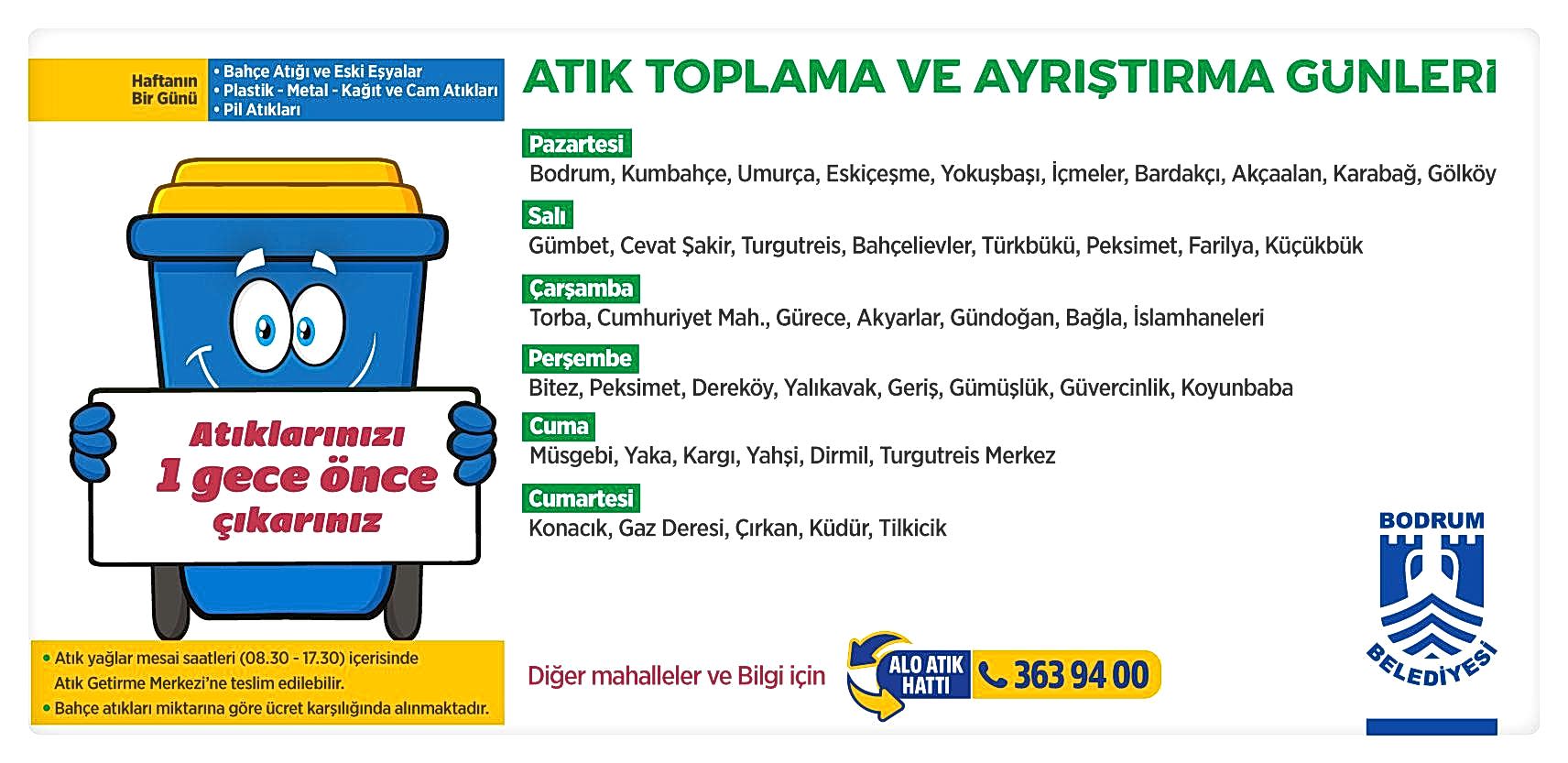 Atık Toplama ve Ayrıştırma Günleri